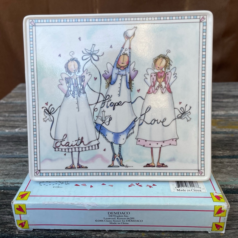 Faith Hope Love 2006 by Claire Stoner for Demdaco